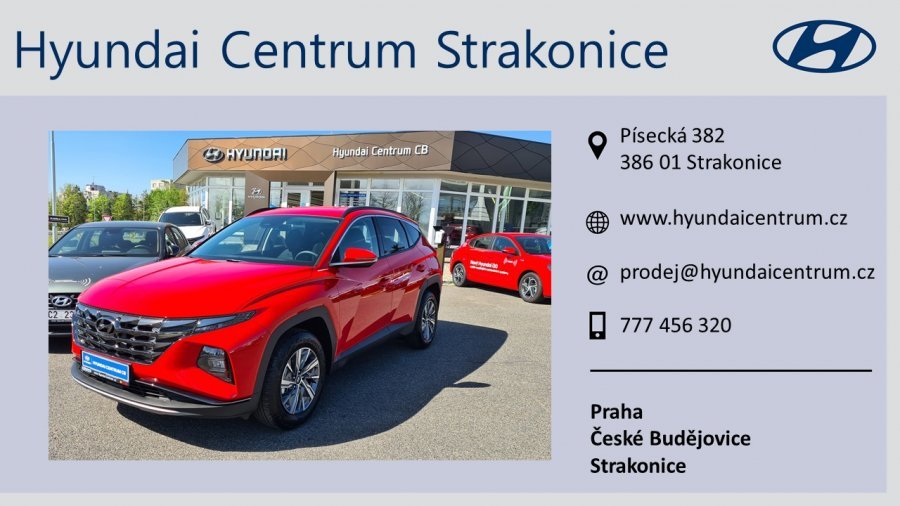 Hyundai Tucson, 1,6 T-GDi 110 kW (95 NAT) 6 st. man, barva červená