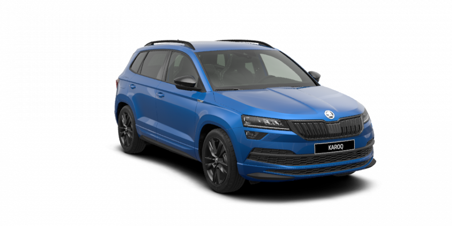 Škoda Karoq, 2,0 TDI 110 kW 7-stup. automat. 4x4, barva modrá