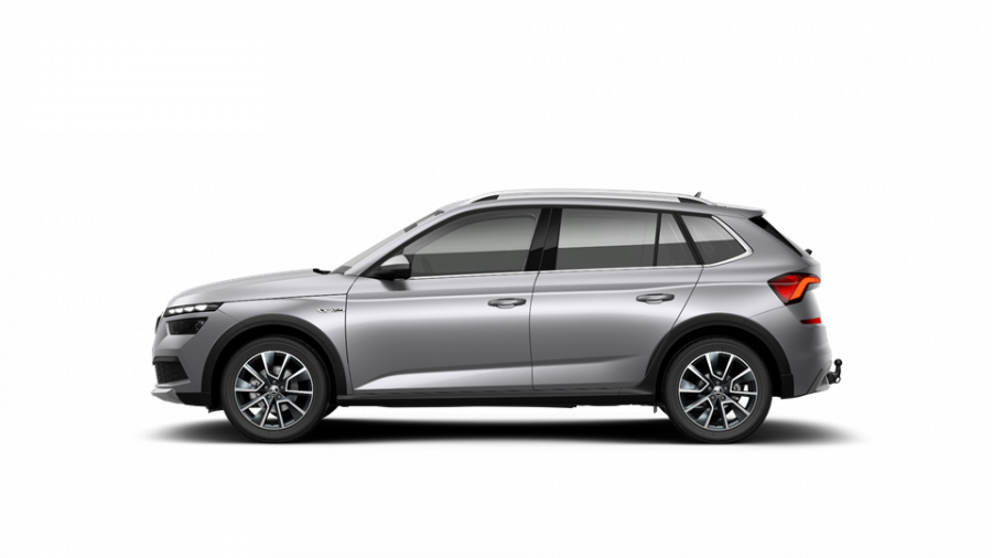Škoda Kamiq, 1,5 TSI 110 kW 6-stup. mech., barva stříbrná
