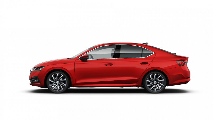 Škoda Octavia, 1,5 TSI 110 kW 6-stup. mech., barva červená