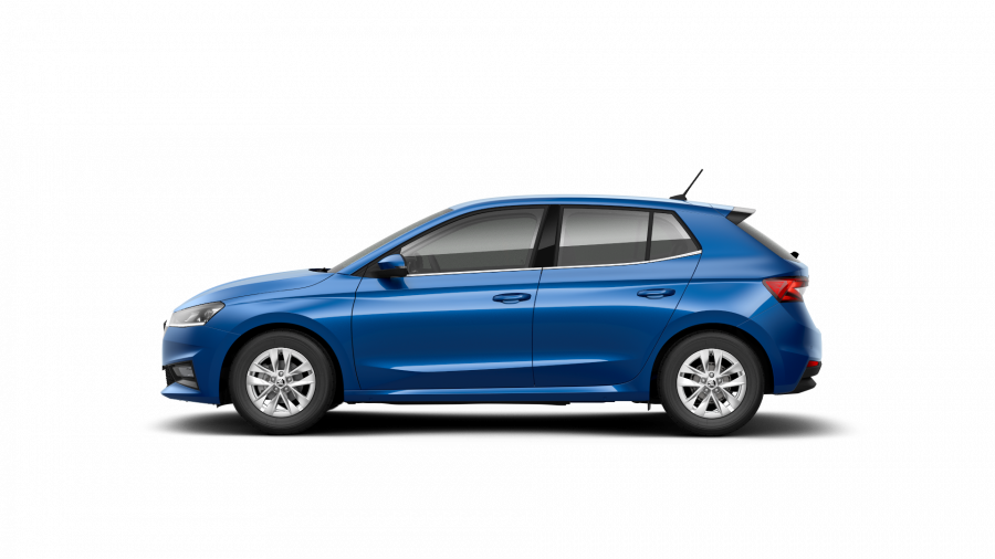 Škoda Fabia, 1,0 MPI 59 kW 5-stup. mech., barva modrá