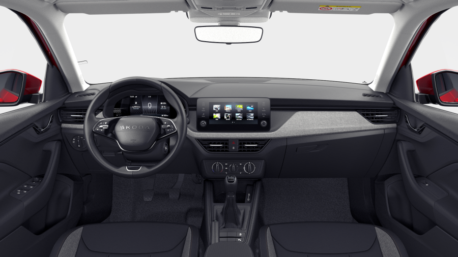 Škoda Scala, 1,0 TSI 85 kW 6° manuální, barva červená