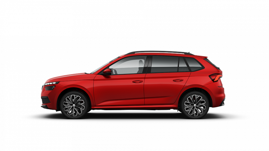 Škoda Kamiq, 1,0 TSI 81 KW 6-stup. mech., barva červená