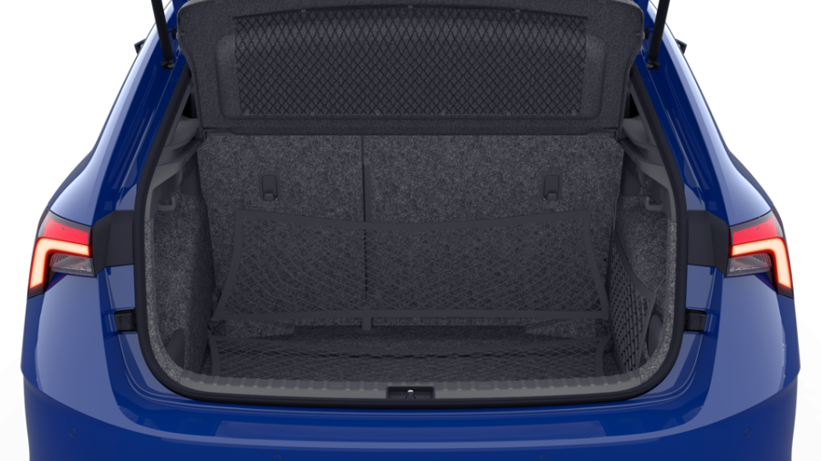 Škoda Scala, 1,5 TSI 110 kW 6° manuální, barva modrá