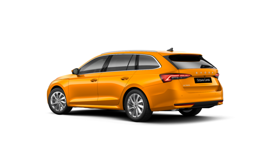 Škoda Octavia, 1,5 TSI m-HEV 110 kW 7° automatická DSG, barva oranžová