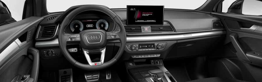 Audi Q5 Sportsback, Q5 SB Advanced 40 TDI 150kW quattro, barva černá