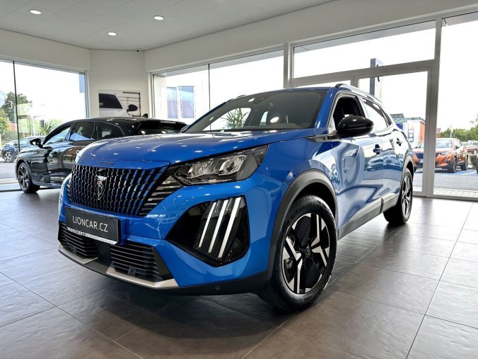 Peugeot 2008, Peugeot 2008 ALLURE 115kW, e-dojezd 405km, barva modrá