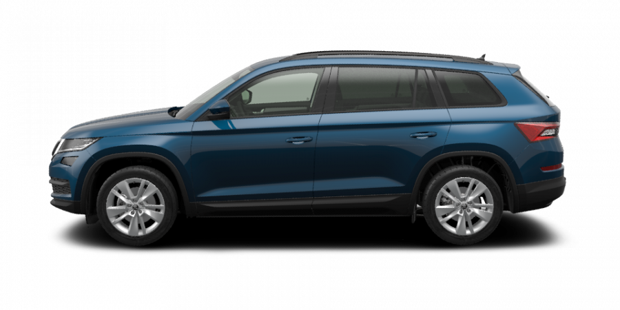 Škoda Kodiaq, 2,0 TDI 110 kW 6-stup. mech. 4x4, barva modrá