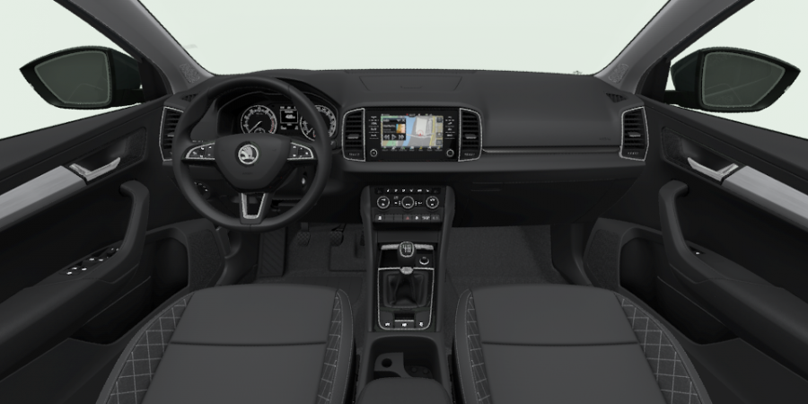 Škoda Karoq, 1,0 TSI 85 kW 6-stup. mech., barva šedá