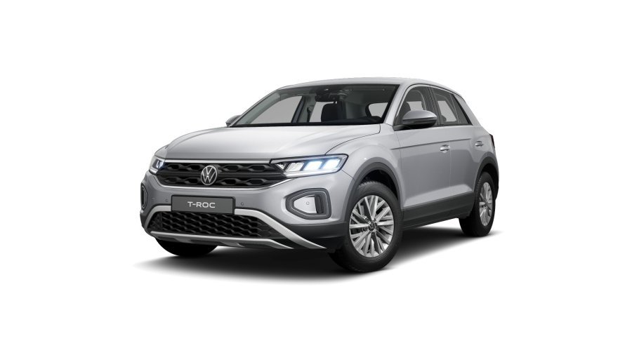 Volkswagen T-Roc, T-Roc 1,0 TSI 85 kW 6G, barva stříbrná