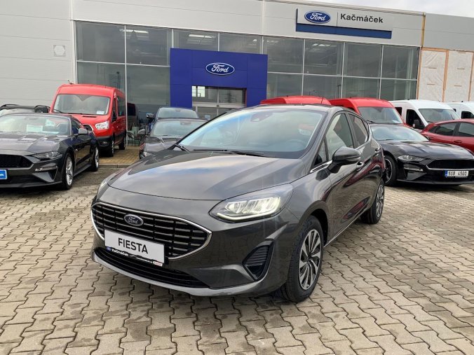 Ford Fiesta, Titanium, 5dveřová, 1.0 EcoBoost 74 kW/100 k, 6st. manuální, barva šedá