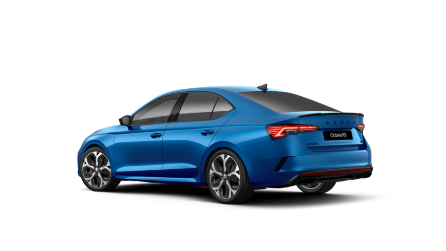 Škoda Octavia, 2,0 TSI 195 kW 7° automatická DSG, barva modrá