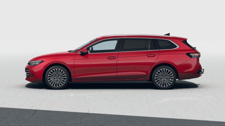 Volkswagen Passat, Passat Elegance 2,0 TDI 142 kW 4MOT, barva červená