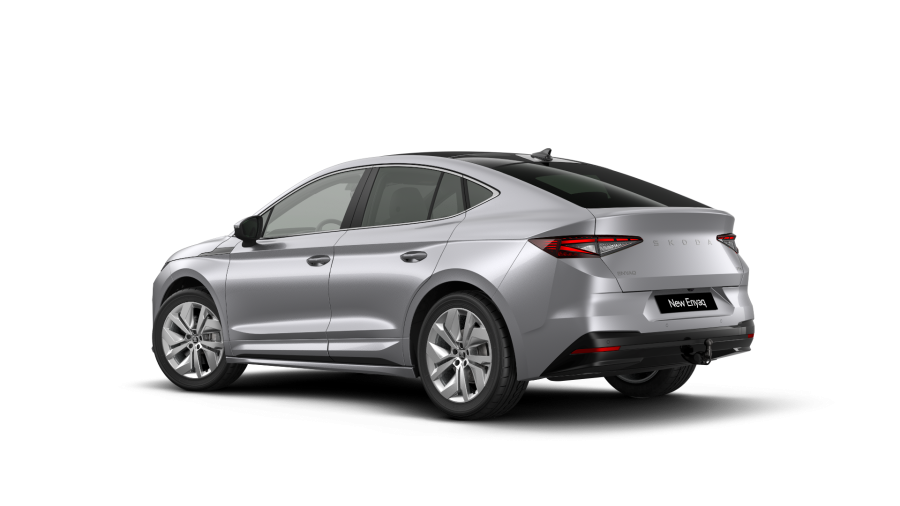 Škoda Enyaq iV, 82 kWh 210,00 kW 1° automatická 4x4, barva stříbrná