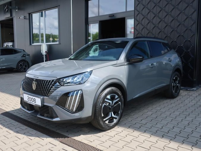 Peugeot 2008, Peugeot 2008 ALLURE Hybrid 145 e-DCS6, barva šedá