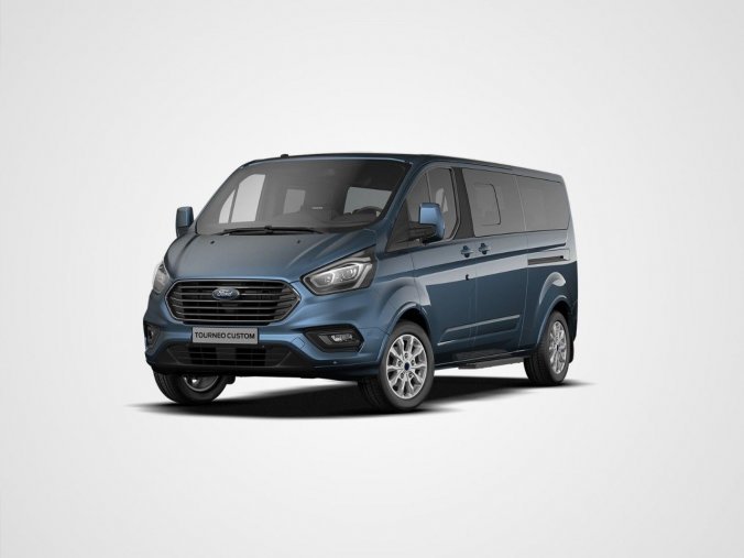 Ford Tourneo Custom, MPV,  L2 TITANIUM MHEV 2,0 EcoBlue (mHEV) 136 kW / 185 k, barva modrá