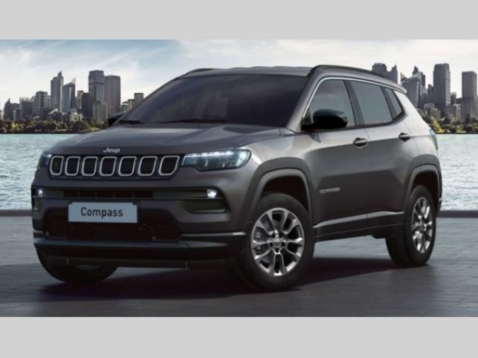 Jeep Compass, LONGITUDE 1.3 Turbo GSE 130k F, barva šedá