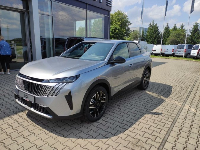 Peugeot 3008, Peugeot 3008 ALLURE 145k AUT HYBRID, barva stříbrná