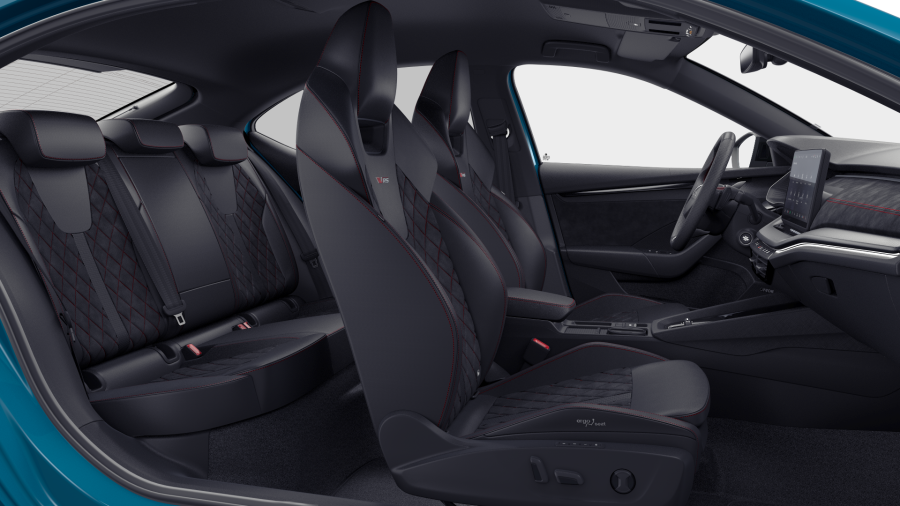 Škoda Octavia, 2,0 TSI 195 kW 7° automatická DSG, barva modrá