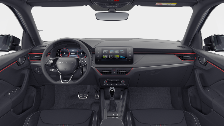 Škoda Scala, 1,5 TSI 110 kW 7° automatická DSG, barva šedá