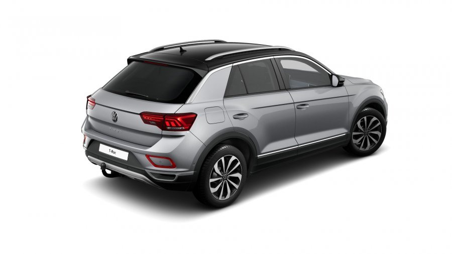 Volkswagen T-Roc, T-Roc Style 1,5 TSI 110 kW 7DSG, barva stříbrná