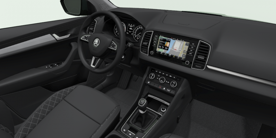 Škoda Karoq, 1,0 TSI 85 kW 6-stup. mech., barva šedá