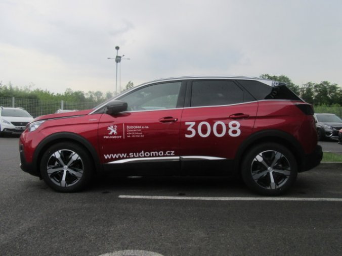 Peugeot 3008, GT LINE 1,6 THP 165 EAT6, barva červená