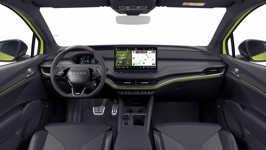 Škoda Enyaq iV, 84 kWh 250,00 kW 1° automatická 4x4, barva zelená