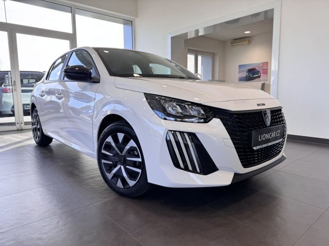 Peugeot 208, Peugeot 208 STYLE, 100 koní, zadní senzory, barva bílá