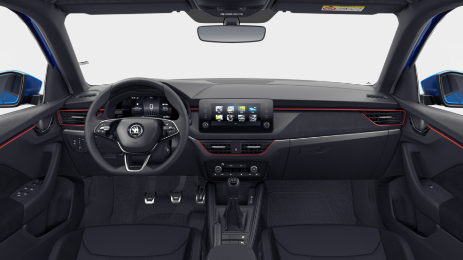Škoda Scala, 1,0 TSI 70 kW 5-stup. mech., barva modrá