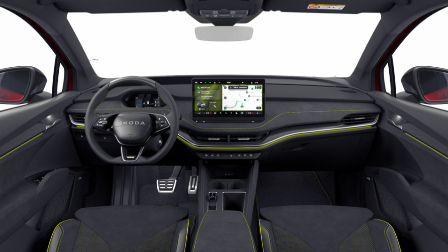 Škoda Enyaq iV, 84 kWh 250,00 kW 1° automatická 4x4, barva červená