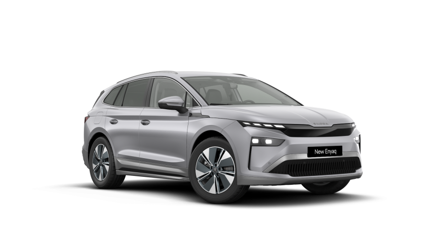 Škoda Enyaq iV, 82 kWh 1° automatická, barva stříbrná