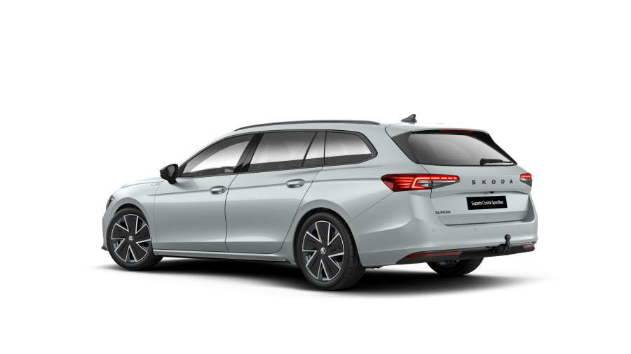 Škoda Superb, 2,0 TSI 150 kW 7° automatická DSG, barva stříbrná