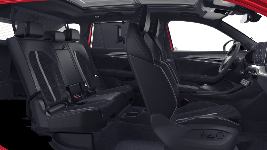 Škoda Kodiaq, 2,0 TDI 142 kW 7-stup. automat. 4x4, barva červená