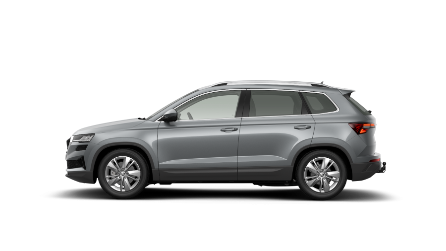 Škoda Karoq, 1,5 TSI 110 kW 7° automatická DSG, barva stříbrná