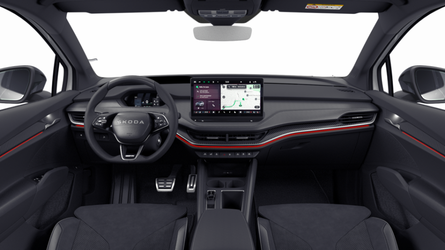 Škoda Enyaq iV, 82 kWh 210,00 kW 1° automatická 4x4, barva bílá