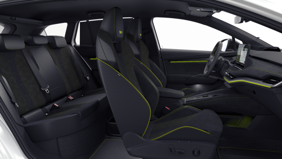 Škoda Enyaq iV, 84 kWh 250,00 kW 1° automatická 4x4, barva bílá