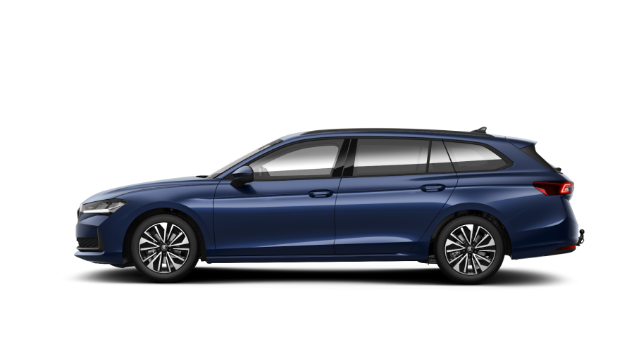 Škoda Superb, 1,5 TSI m-HEV 110 kW 7° automatická DSG, barva modrá