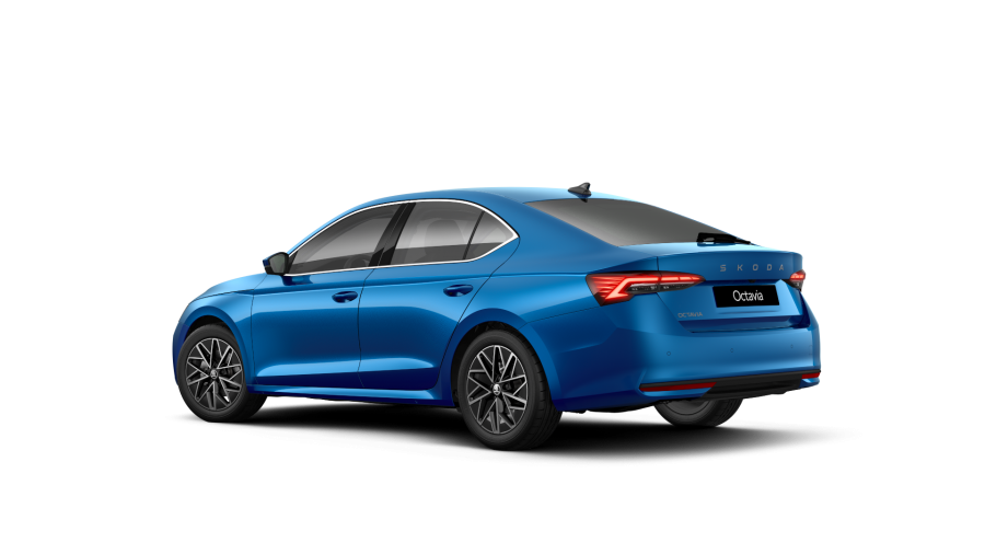Škoda Octavia, 1,5 TSI m-HEV 110 kW 7° automatická DSG, barva modrá