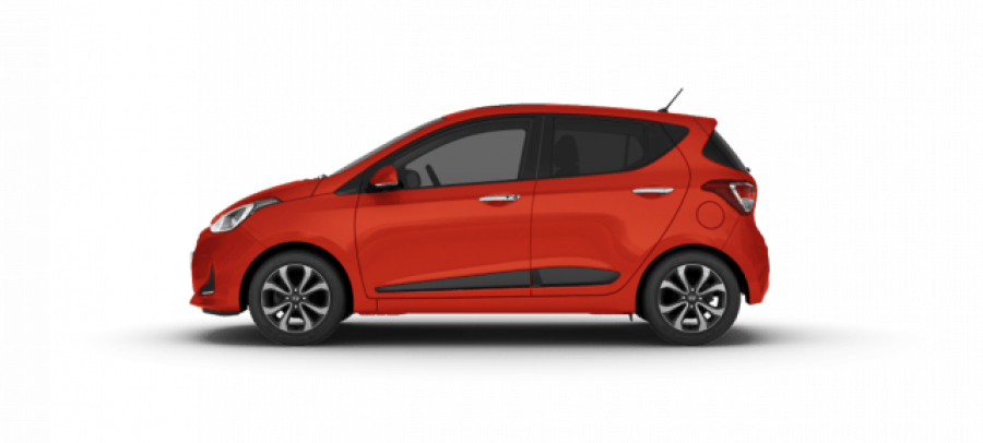 Hyundai i10, 1,0i 48 kW (95 NAT) 5 st. man, barva červená