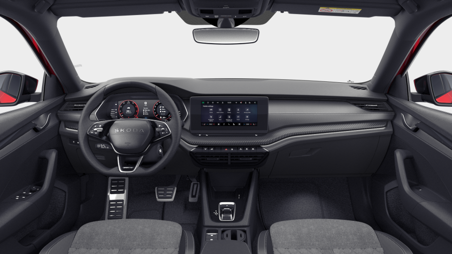 Škoda Octavia, 2,0 TDI 110 kW 7° automatická DSG, barva červená