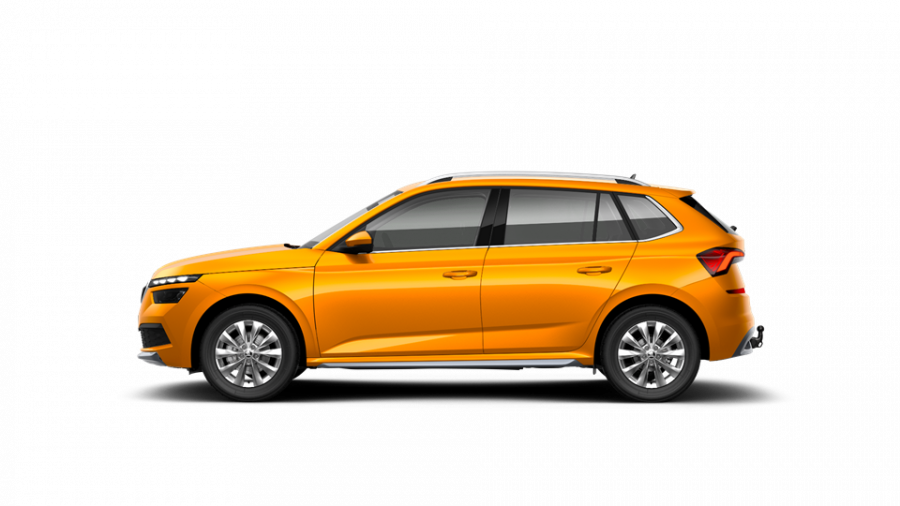 Škoda Kamiq, 1,5 TSI 110 kW 7-stup. automat., barva oranžová