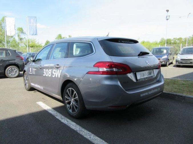 Peugeot 308, SW ALLURE 1.6BlueHDI 120k MAN6, barva šedá