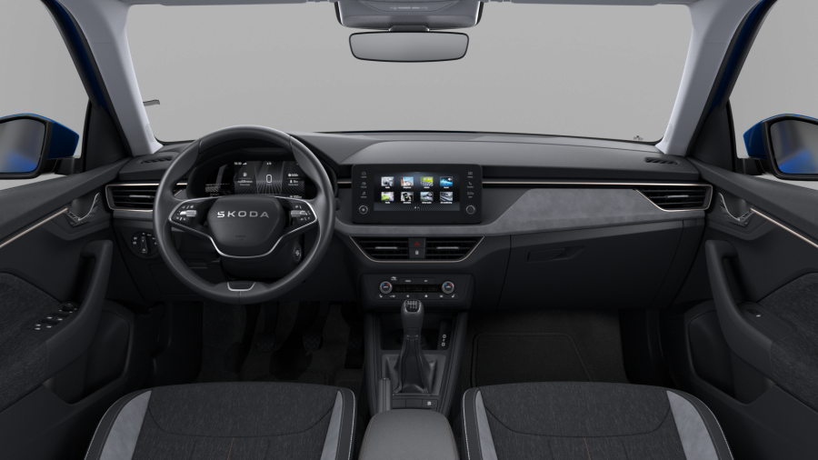 Škoda Kamiq, 1,0 TSI 85 kW 6-stup. mech., barva modrá