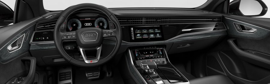 Audi Q8, Q8 50 TDI quattro, barva červená