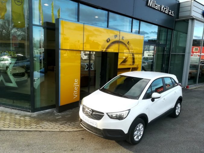 Opel Crossland X, SMILE 1.2 Turbo 81KW, barva bílá