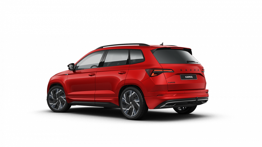 Škoda Karoq, 1,5 TSI 110 kW 6-stup. mech., barva červená