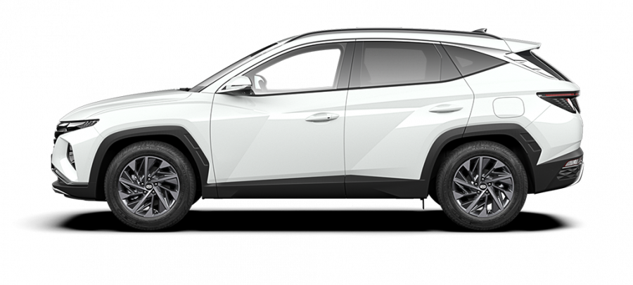 Hyundai Tucson, 1,6 T-GDI MHEV 132 kW (95 NAT mild hybrid) 7 st. DCT 4×4, barva bílá