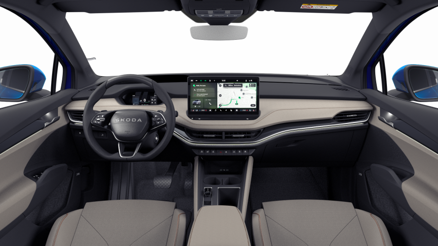 Škoda Enyaq iV, 82 kWh 210,00 kW 1° automatická 4x4, barva modrá