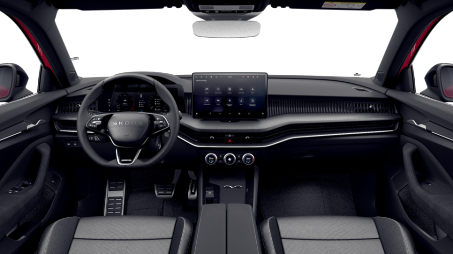 Škoda Superb, 2,0 TSI 195 kW 7-stup. automat. 4x4, barva červená